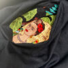 Frida Kahlo/Black Reversible Bomber Jacket