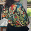 Frida Kahlo/Black Reversible Bomber Jacket